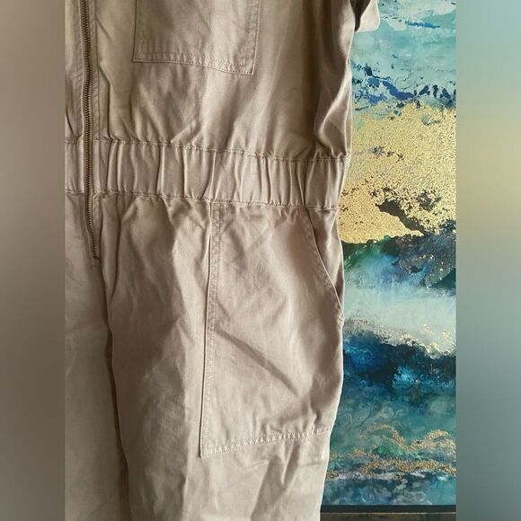 J crew Nude denim dress with zipper and pockets size 20 - Picture 6 of 16